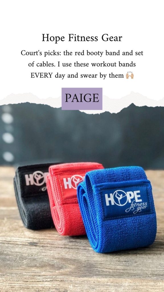 butt bands with a promo code labeled PAIGE