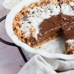 Chocolate Coconut Cream Pie with Graham Cracker Crust