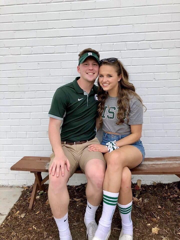 jack and courtney in 2018. 