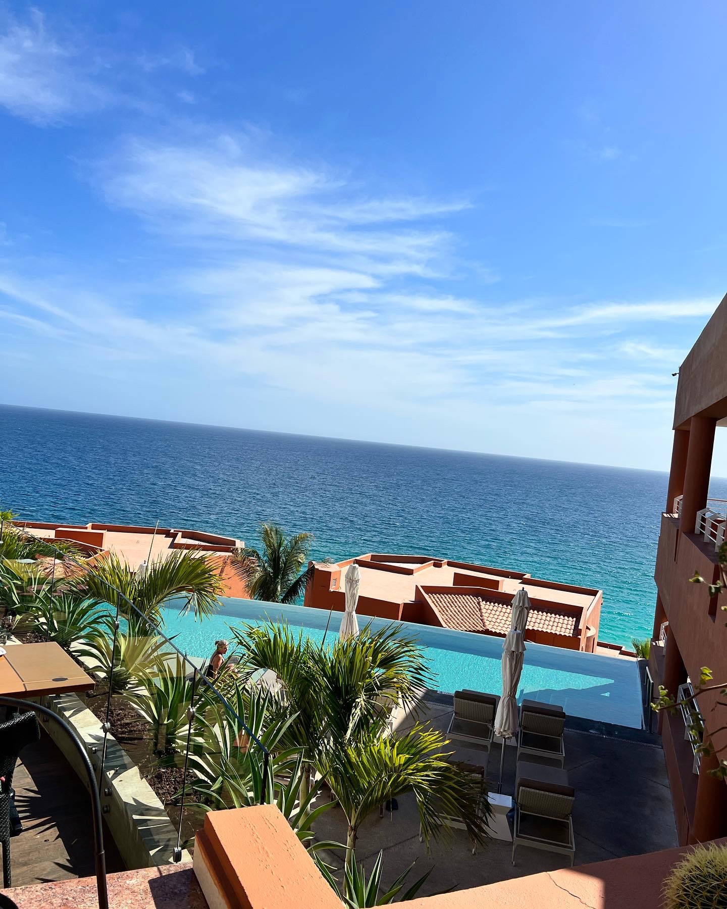 stunning view of San Jose de Cabo Westin overlooking the Gulf of California.