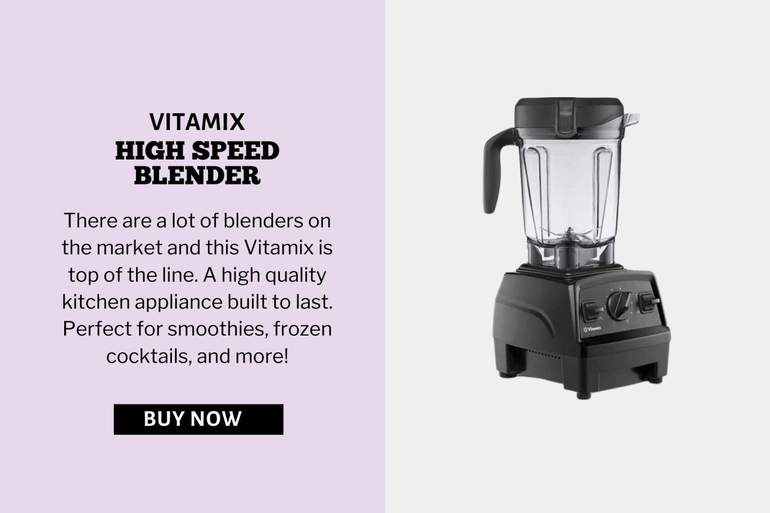 Vitamix Blender Product Image.