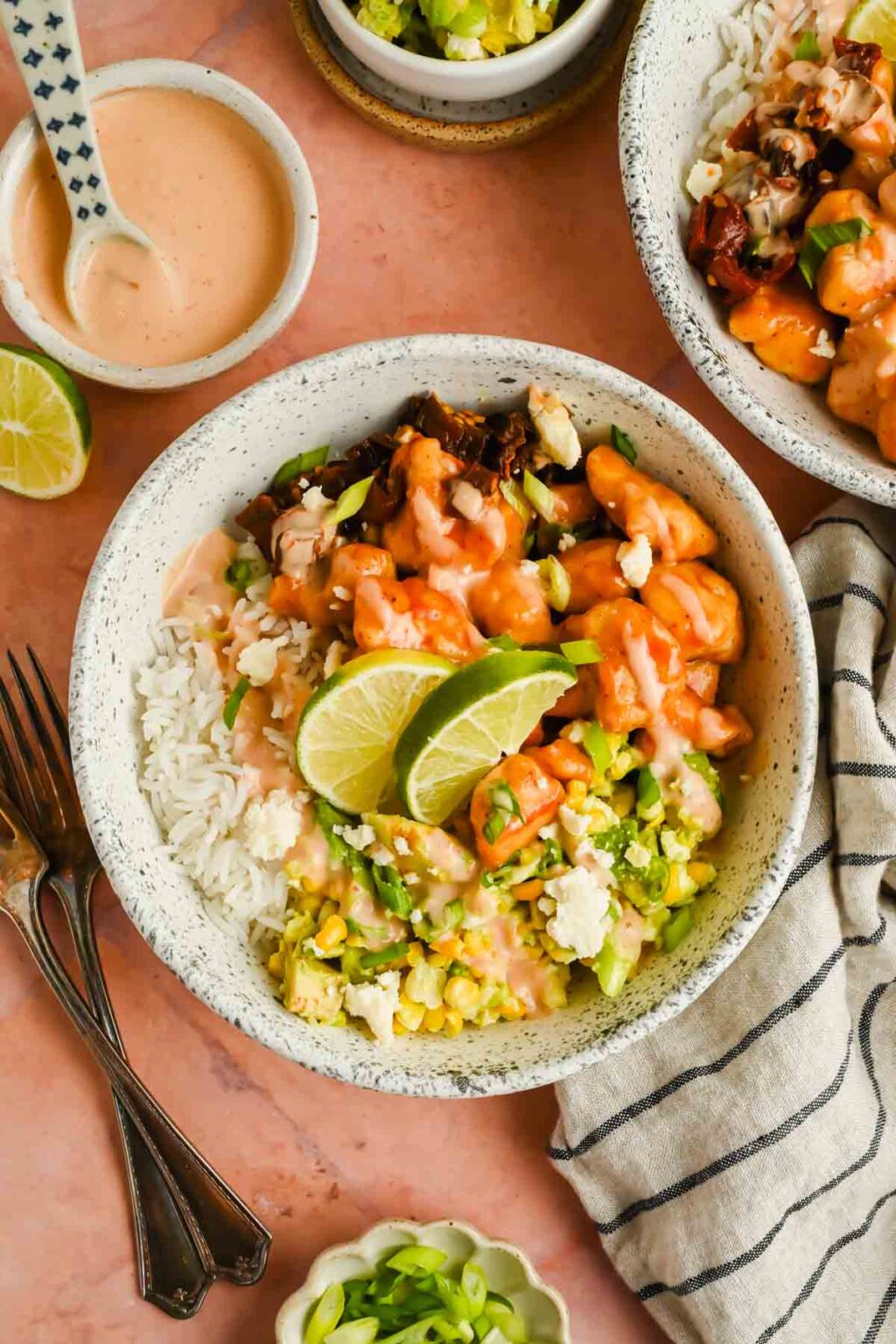 Hot Honey Chicken Bowls