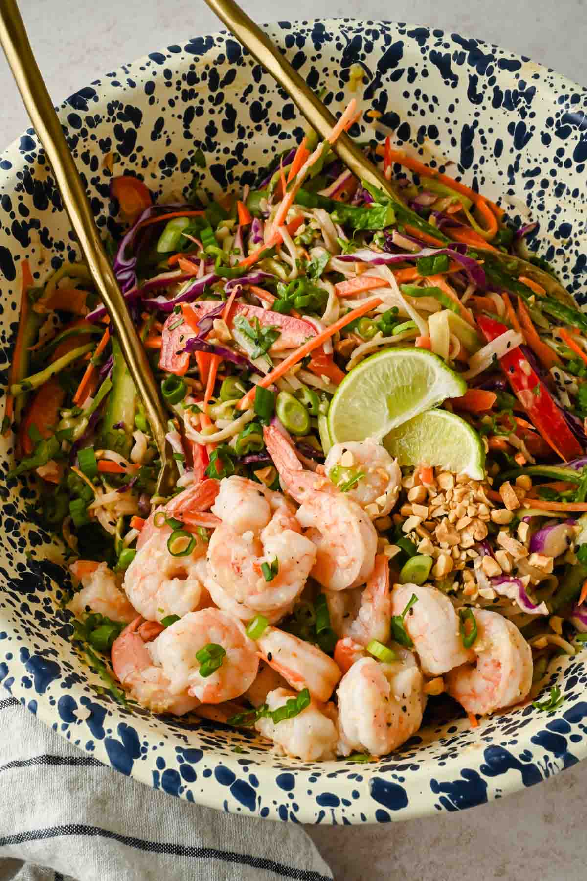 Spring Roll Salad - A Paige of Positivity