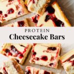 Protein Cheesecake pinterest pin.
