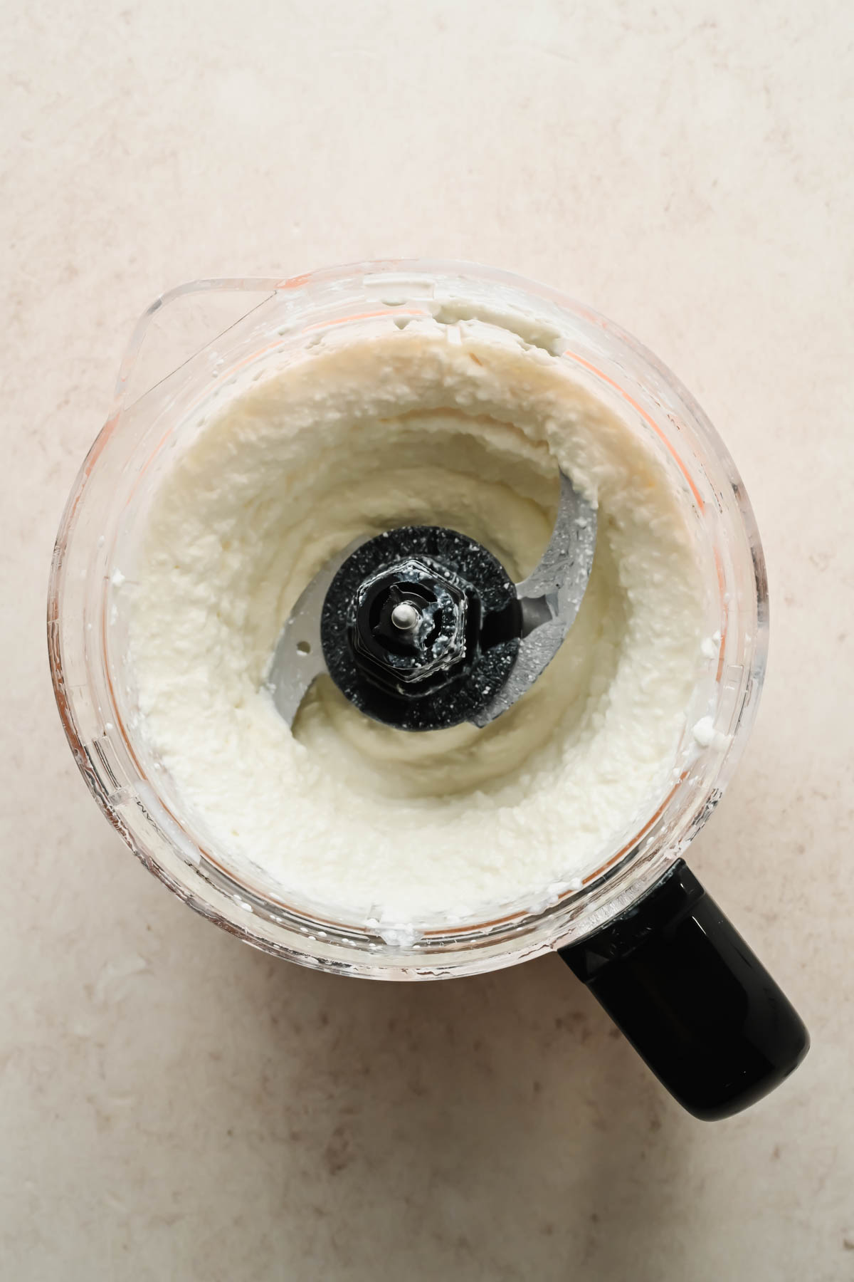 cottage cheese blended in food processor.