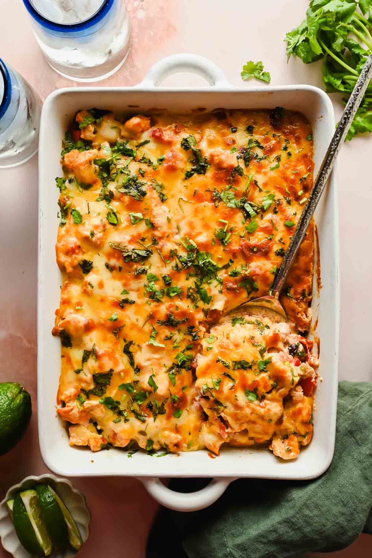 Chicken Taco Casserole - A Paige of Positivity