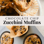 Protein Zucchini Muffins pinterest pin.